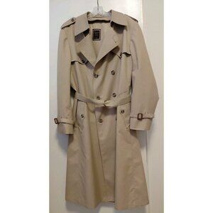 Christian Dior Monsieur Men's Beige Trench Coat Double Breasted 42L